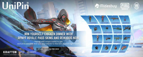 [PUBGM Month 19] Beli Royale Pass Terbaru dan Dapatkan Chicken Dinner Bersama UniPin!